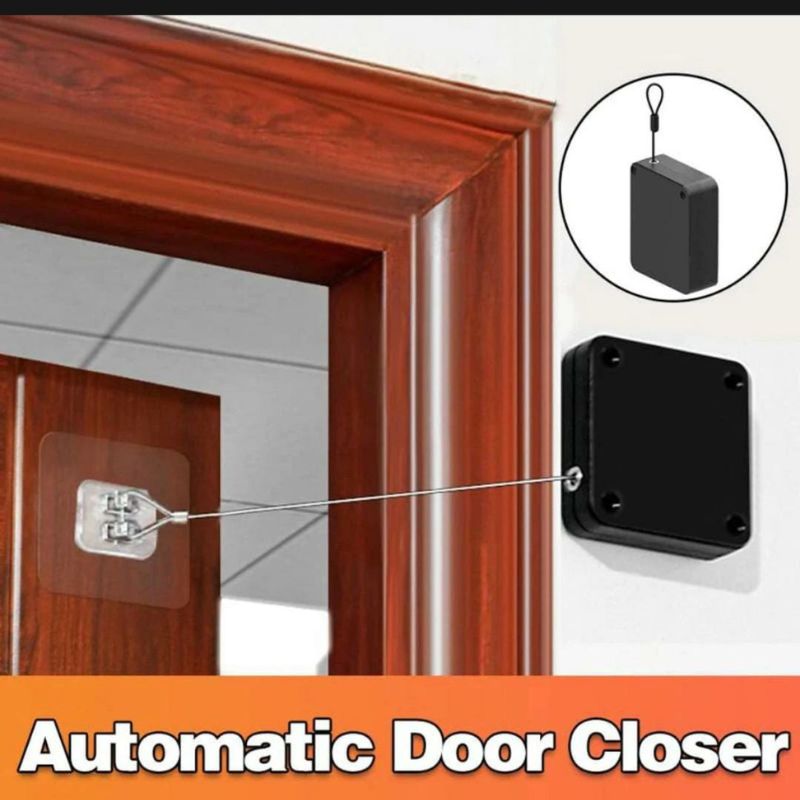 Portable Automatic Door Closer –|Punch-Free, Self-Closing with Pull Force - My Store