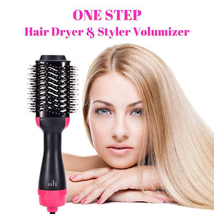One Step Hot Air Brush | 3-in-1 | Dryer, Straightener & Volumizer for Effortless Styling - My Store