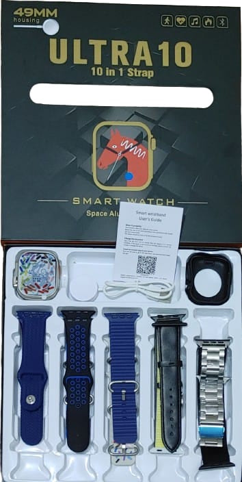 Ultra 10 Smartwatch | 10 in 1 Series 8 big 2.0′ HD Screen - My Store