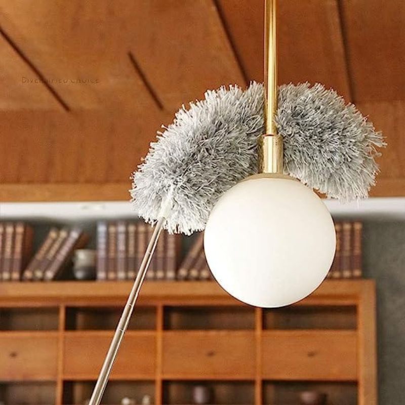 Extendable Microfiber Duster with Long Telescopic Handle | Long Reach, Bendable Head, Washable Fan & Ceiling Cleaner - My Store